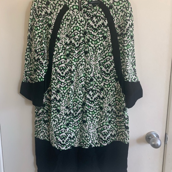 French Connection Shift Dress Animal Print - Picture 2 of 7